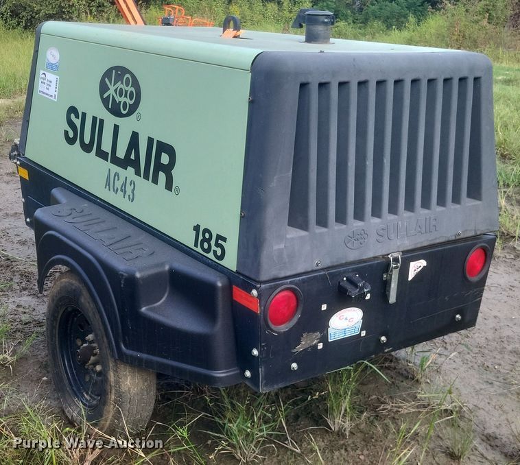 image for item DQ3683 Sullair 185 DPQ KU4F air compressor
