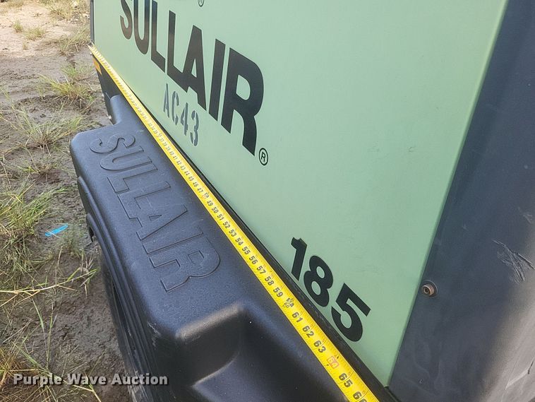 image for item DQ3683 Sullair 185 DPQ KU4F air compressor