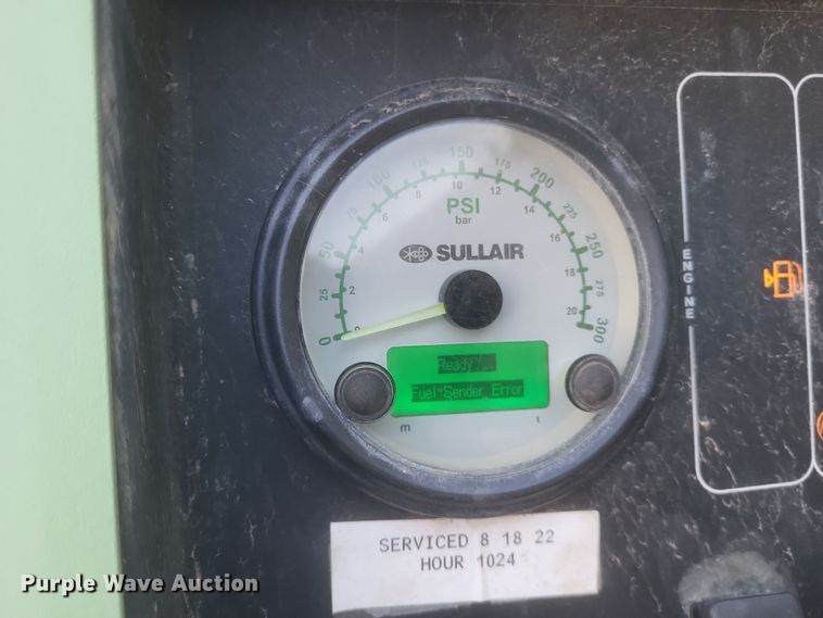 image for item DQ3683 Sullair 185 DPQ KU4F air compressor