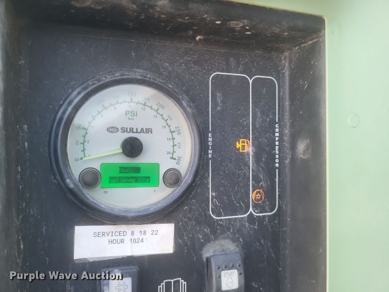image for item DQ3683 Sullair 185 DPQ KU4F air compressor