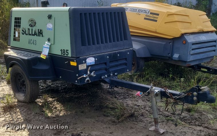 image for item DQ3683 Sullair 185 DPQ KU4F air compressor