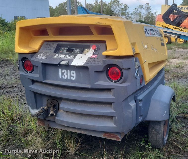 image for item DQ3684 2016 Atlas Copco XAS 185 KD7 PE T4F air compressor