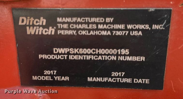 image for item DR2603 2017 Ditch Witch  SK600 compact utility loader