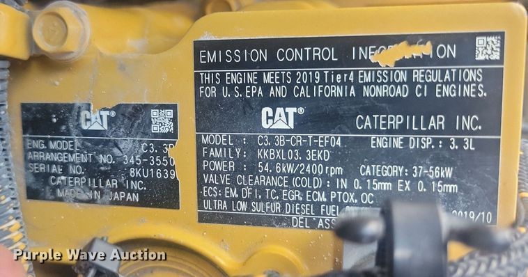 image for item DR4403 2019 Caterpillar 236D3 skid steer loader