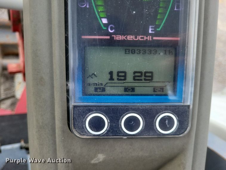 image for item DR4905 2017 Takeuchi  TB240 mini excavator