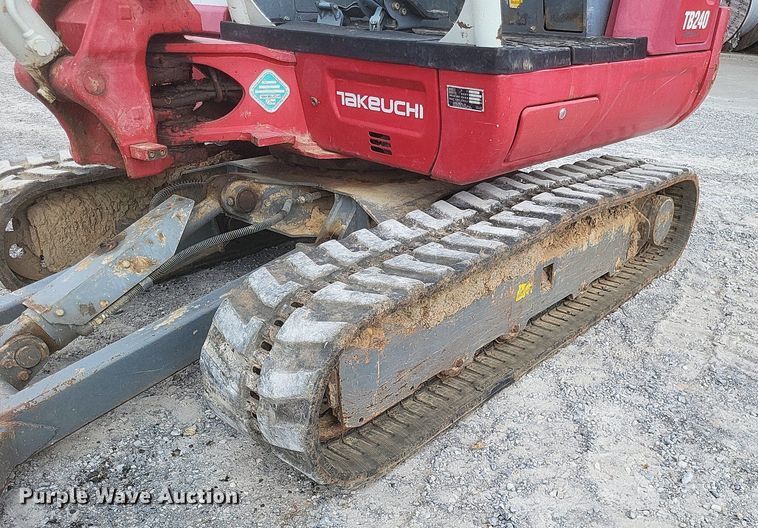 image for item DR4905 2017 Takeuchi  TB240 mini excavator
