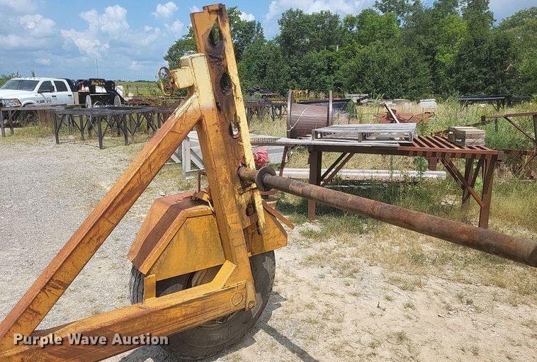 image for item DR4908 1995 Slabach Construction reel trailer