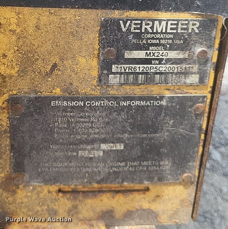image for item DR4910 (2) Vermeer MX240 fluid mixing units