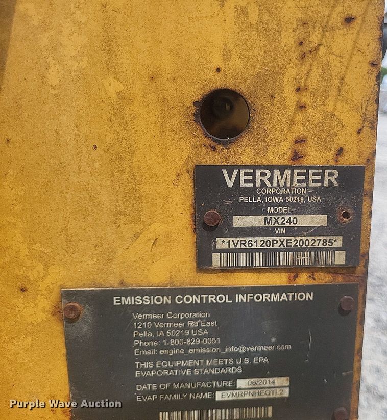 image for item DR4913 (2) Vermeer MX240 fluid mixing units