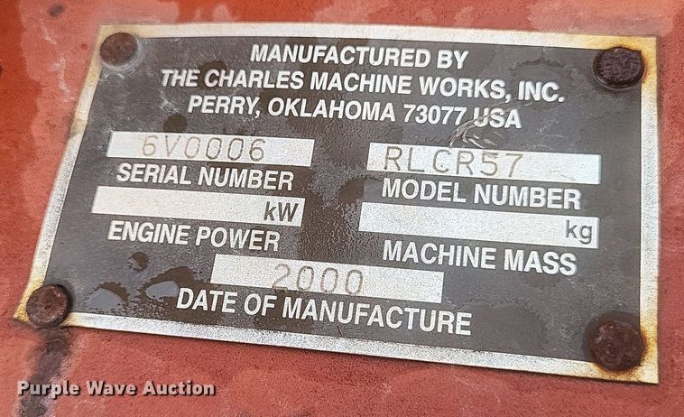 image for item DR4914 1999 Ditch Witch  5700 vibratory cable plow