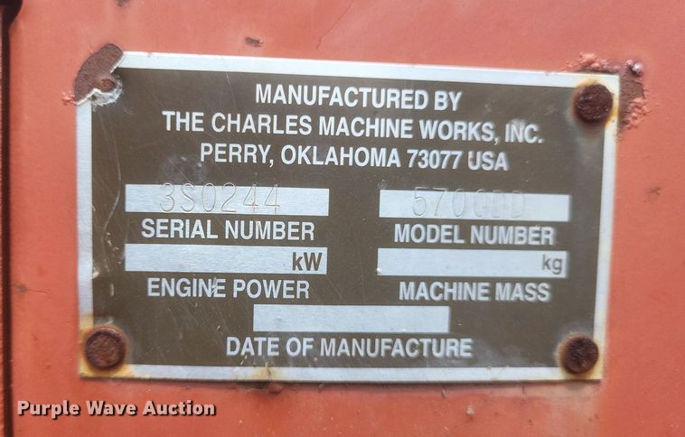 image for item DR4918 1999 Ditch Witch  5700 vibratory cable plow