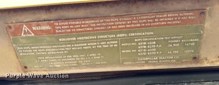 image for item DS4728 1980 Caterpillar 621B water wagon