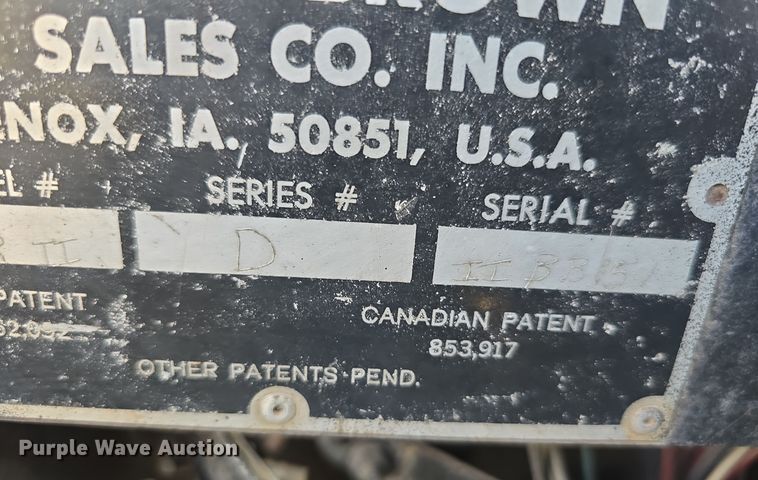 image for item DS4850 1981 Brown Bear II Series D tractor