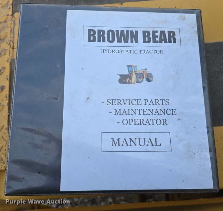image for item DS4850 1981 Brown Bear II Series D tractor