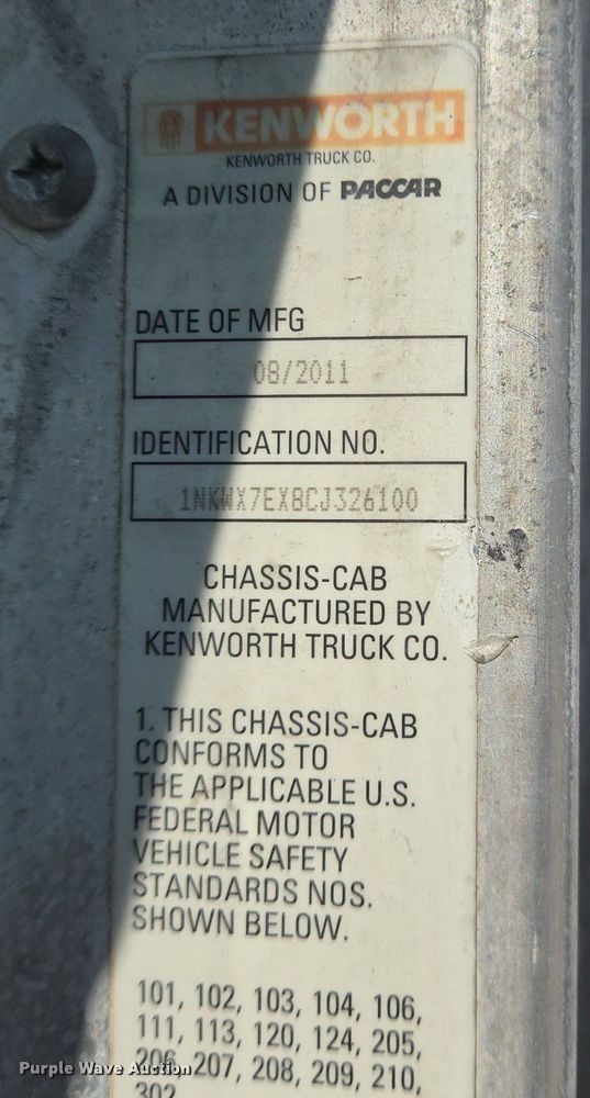 image for item DT5265 2012 Kenworth W900 ready mix truck