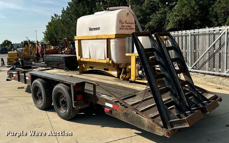 image for item DV5925 2000 Belshe  T18 equipment trailer