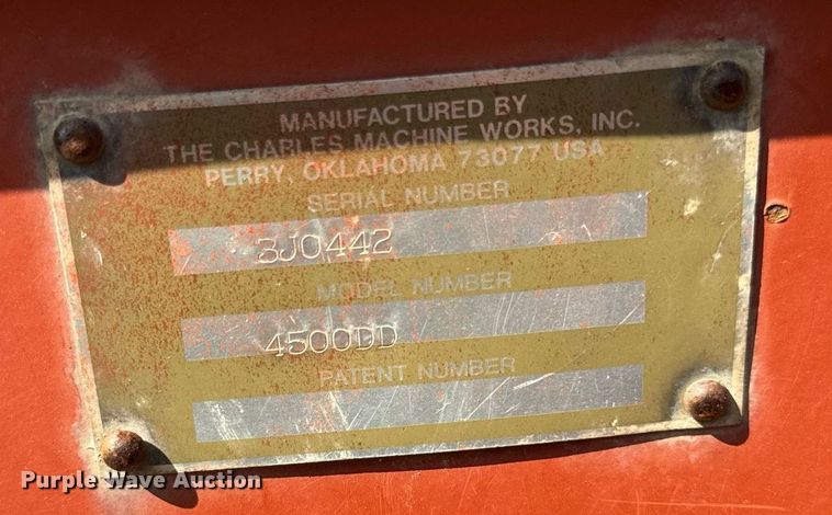 image for item DV5929 1992 Ditch Witch  4500 trencher