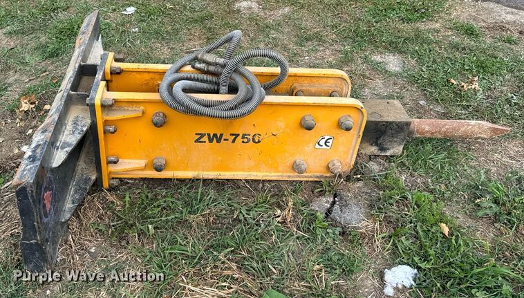 image for item DV5941 Wolverine Attachments ZW750 skid steer breaker