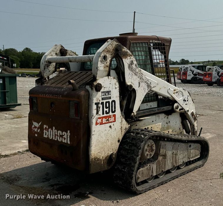 image for item DW2294 2008 Bobcat T190 tracked skid steer loader