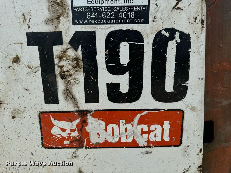 image for item DW2294 2008 Bobcat T190 tracked skid steer loader