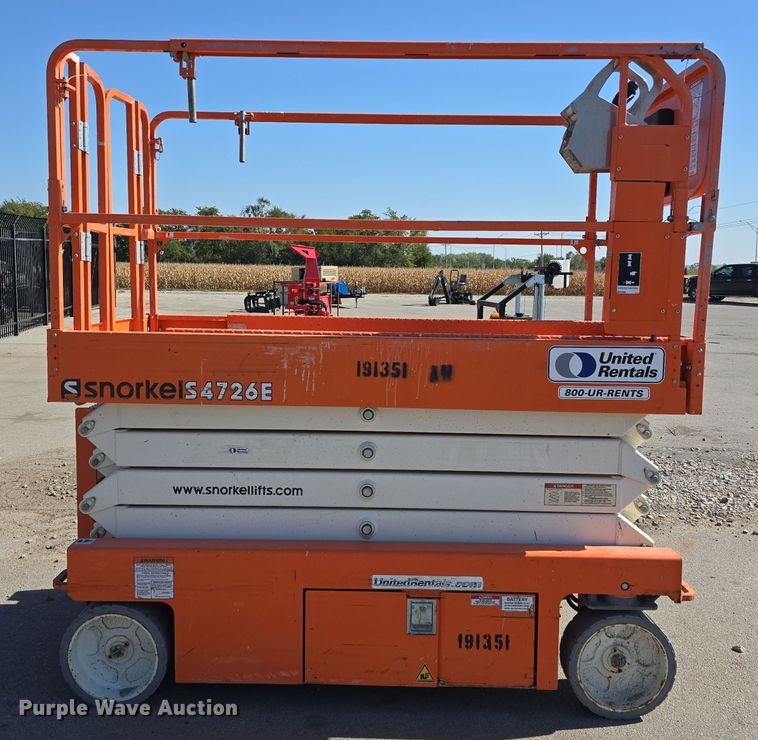 image for item DW3780 2017 Snorkel S4726E scissor lift