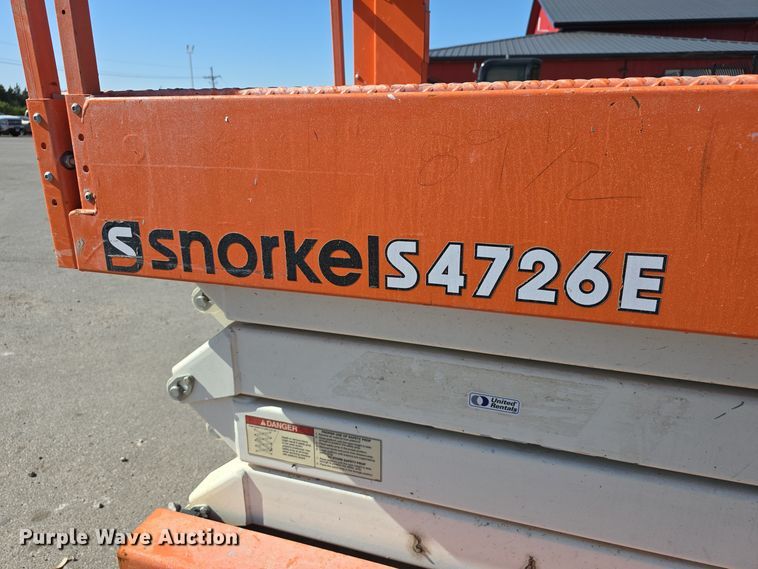 image for item DW3780 2017 Snorkel S4726E scissor lift