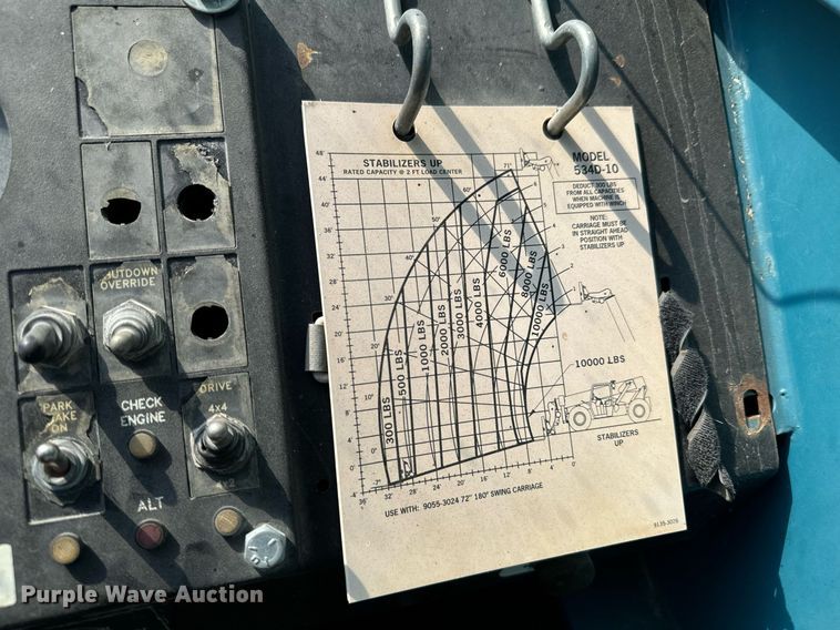 image for item DX1321 2004 JLG 534D10-45 telehandler