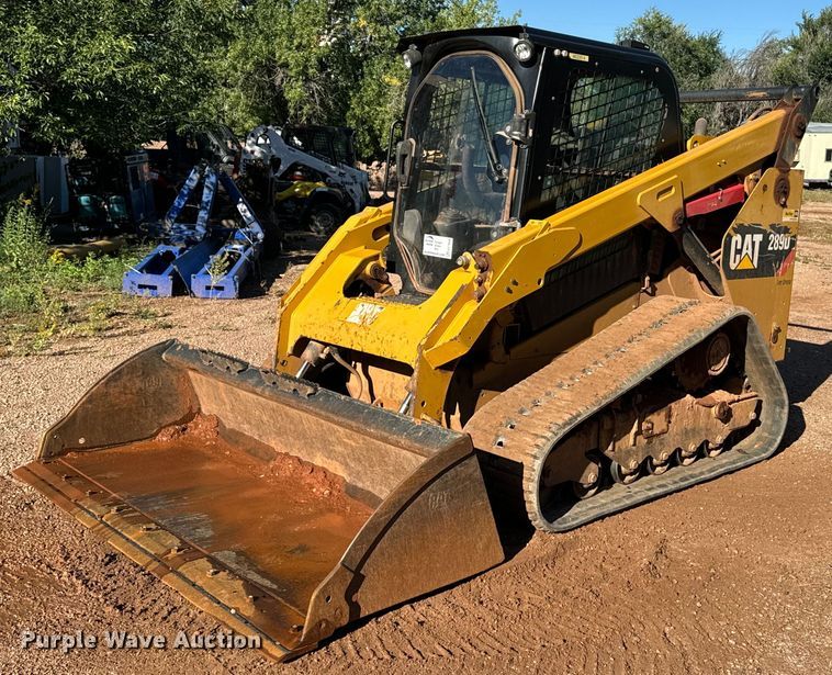 image for item EE7668 2015 Caterpillar 289D tracked skid steer loader