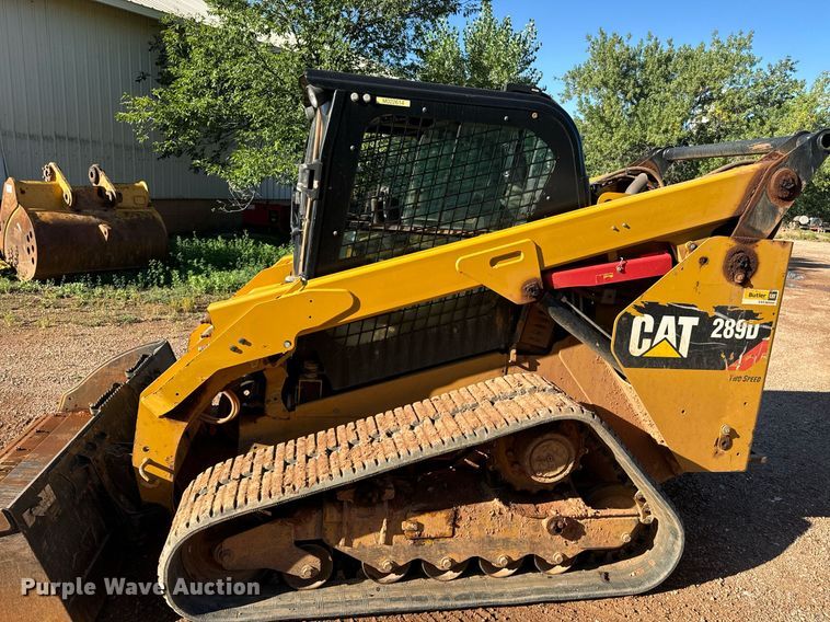 image for item EE7668 2015 Caterpillar 289D tracked skid steer loader