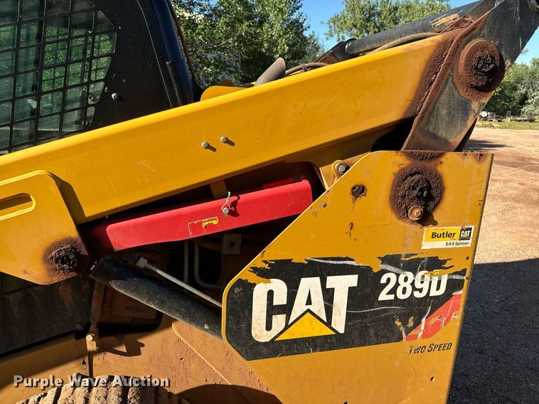 image for item EE7668 2015 Caterpillar 289D tracked skid steer loader