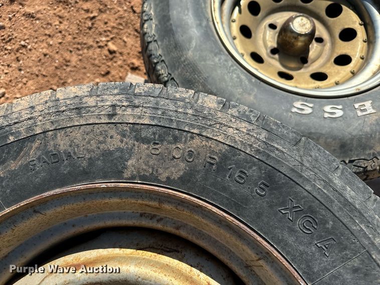 image for item EE7695 Misc wheels and tires (3) tires and wheels