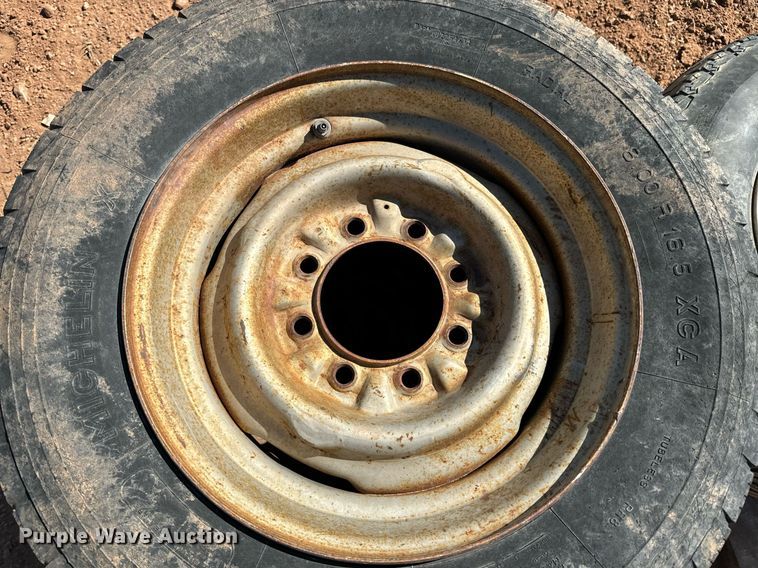 image for item EE7695 Misc wheels and tires (3) tires and wheels