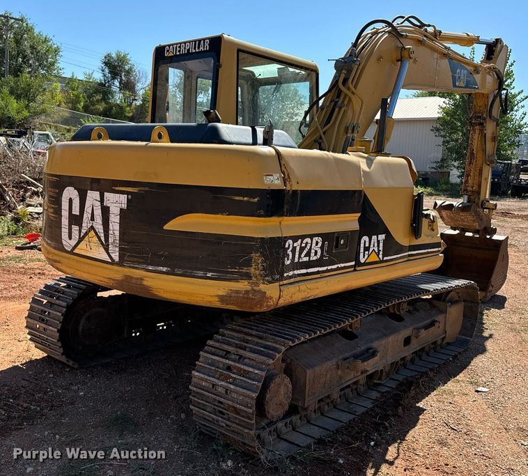 image for item EE7711 2001 Caterpillar 312B L excavator