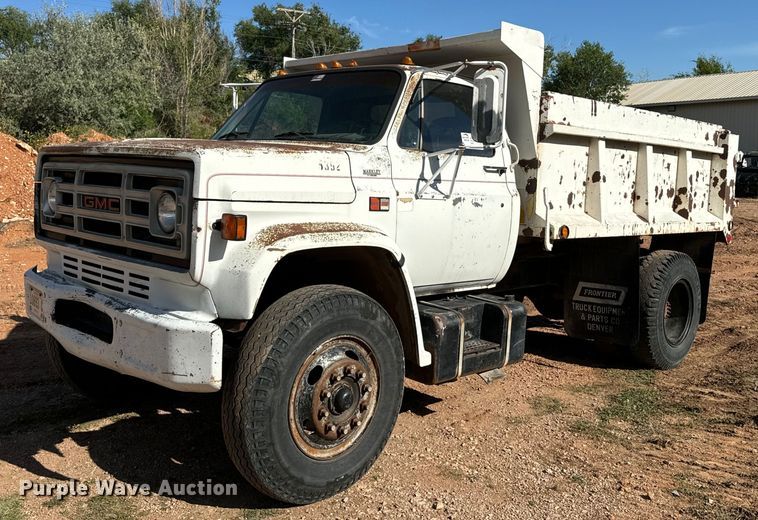 image for item EE7713 1984 GMC 7000 dump truck