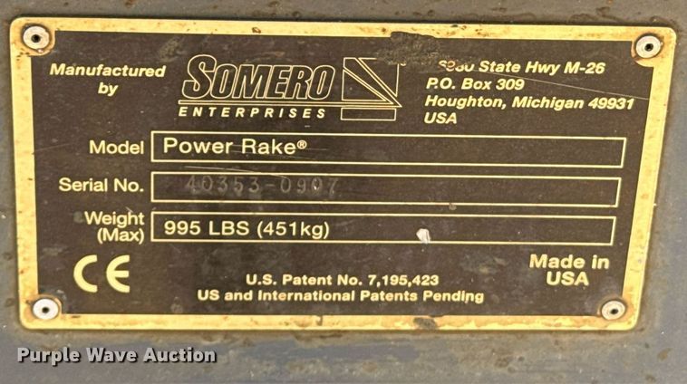image for item EE7714 Somero Power Rake 2.0 screed