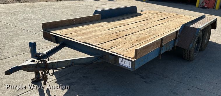 image for item EE7719 1995 Shop built utility trailer