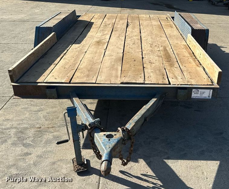 image for item EE7719 1995 Shop built utility trailer