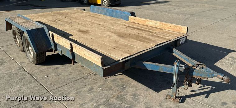 image for item EE7719 1995 Shop built utility trailer