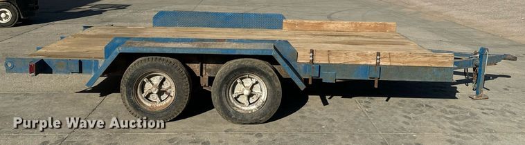 image for item EE7719 1995 Shop built utility trailer