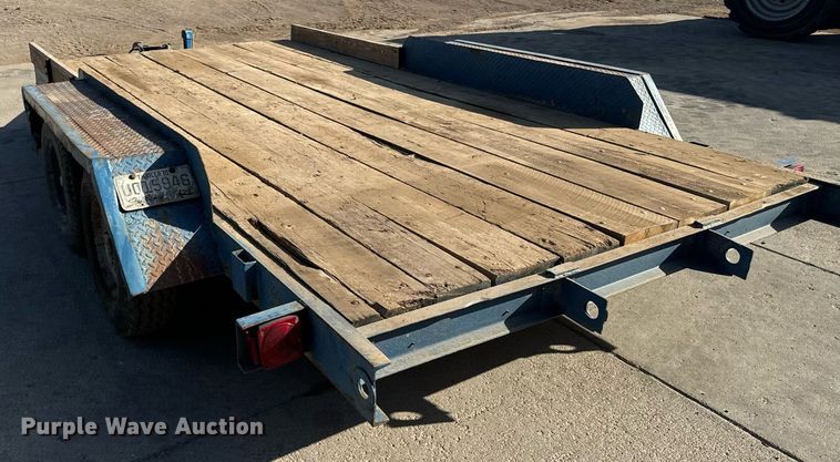 image for item EE7719 1995 Shop built utility trailer