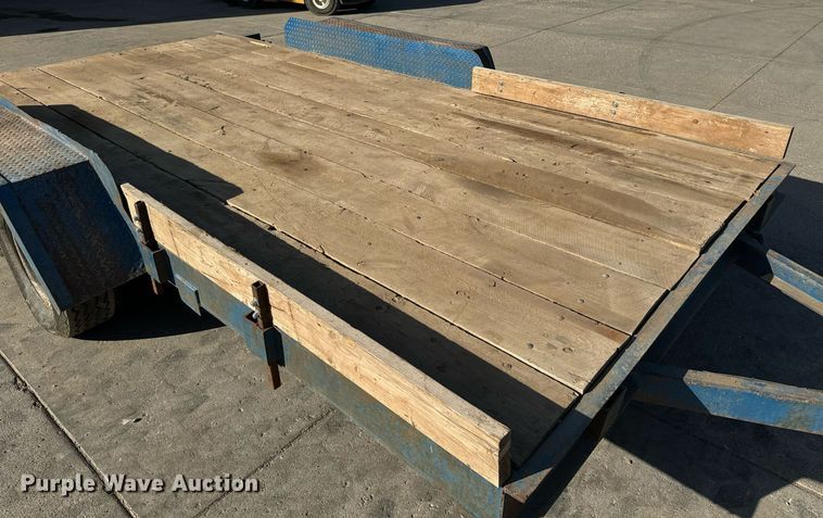 image for item EE7719 1995 Shop built utility trailer