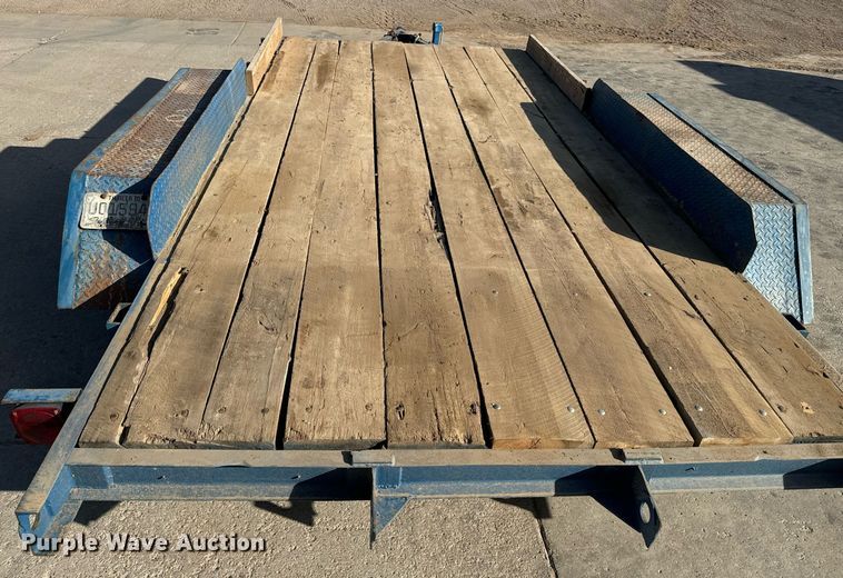 image for item EE7719 1995 Shop built utility trailer