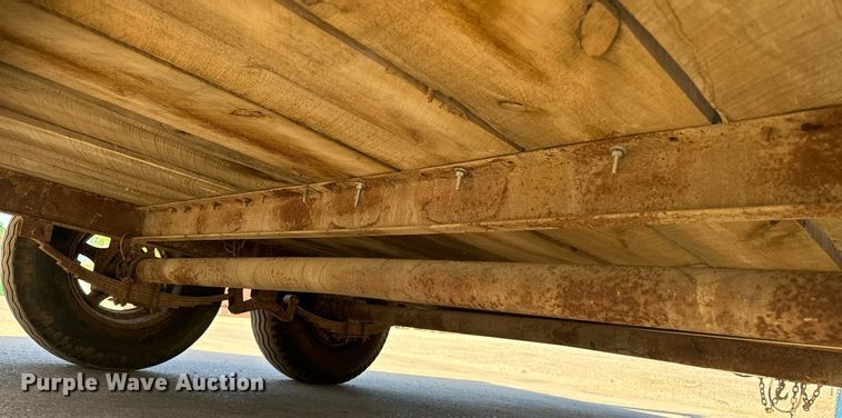 image for item EE7719 1995 Shop built utility trailer