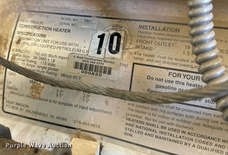 image for item EE7723 (4) heaters