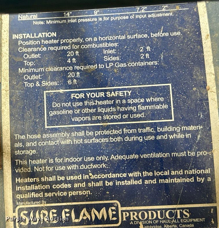 image for item EE7723 (4) heaters