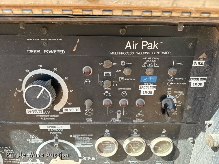 image for item EE7727 Miller Air Pak welder/generator