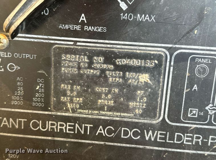 image for item EE7732 Miller  Legend welder/generator