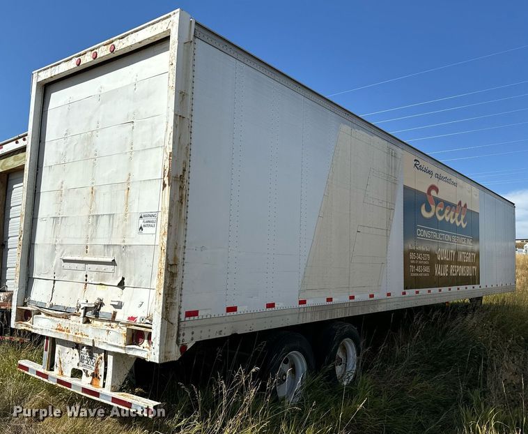 image for item EE7745 1996 Strick Corp 8x40 dry van trailer