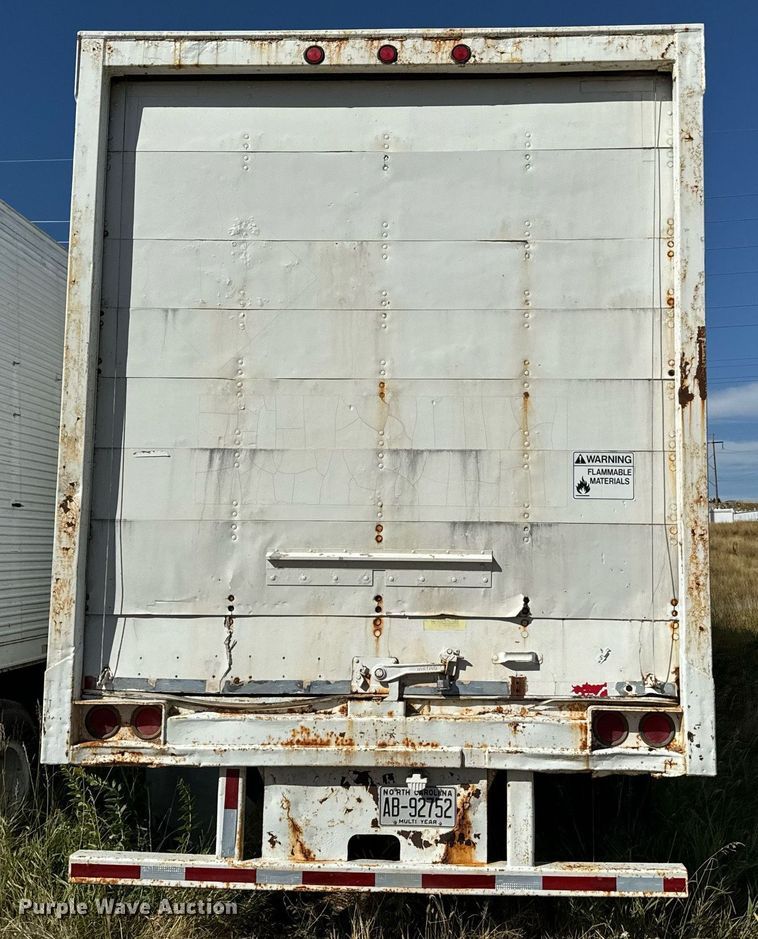 image for item EE7745 1996 Strick Corp 8x40 dry van trailer