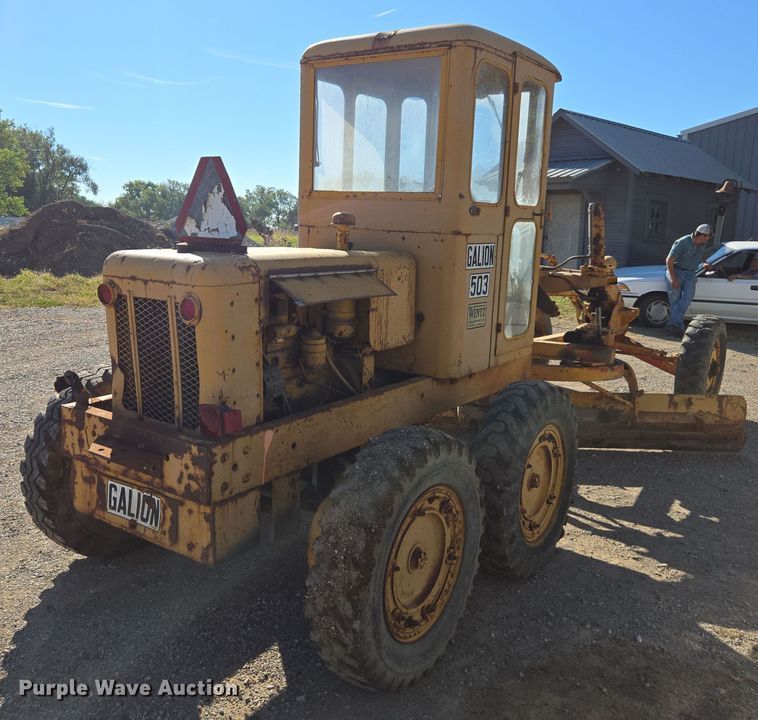 image for item EE7762 1953 Galion 503 rigid frame motor grader